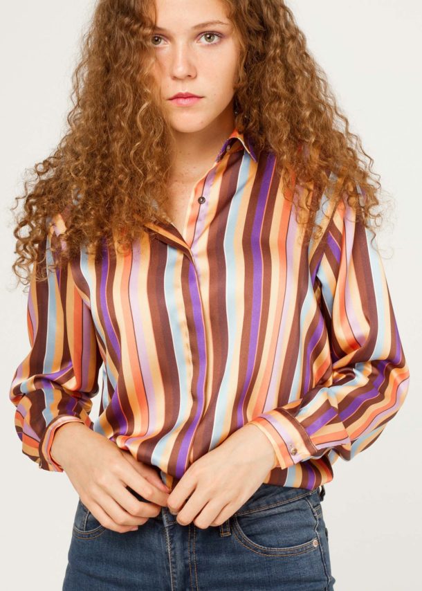 Camisa Rayas Multicolor de Linú